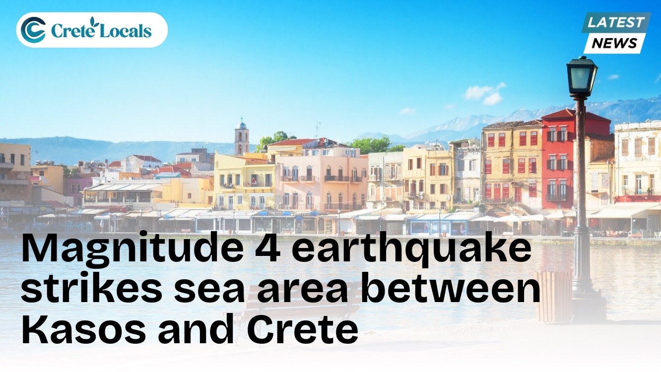 magnitude 4 earthquake strikes sea kasos crete og | CreteLocals