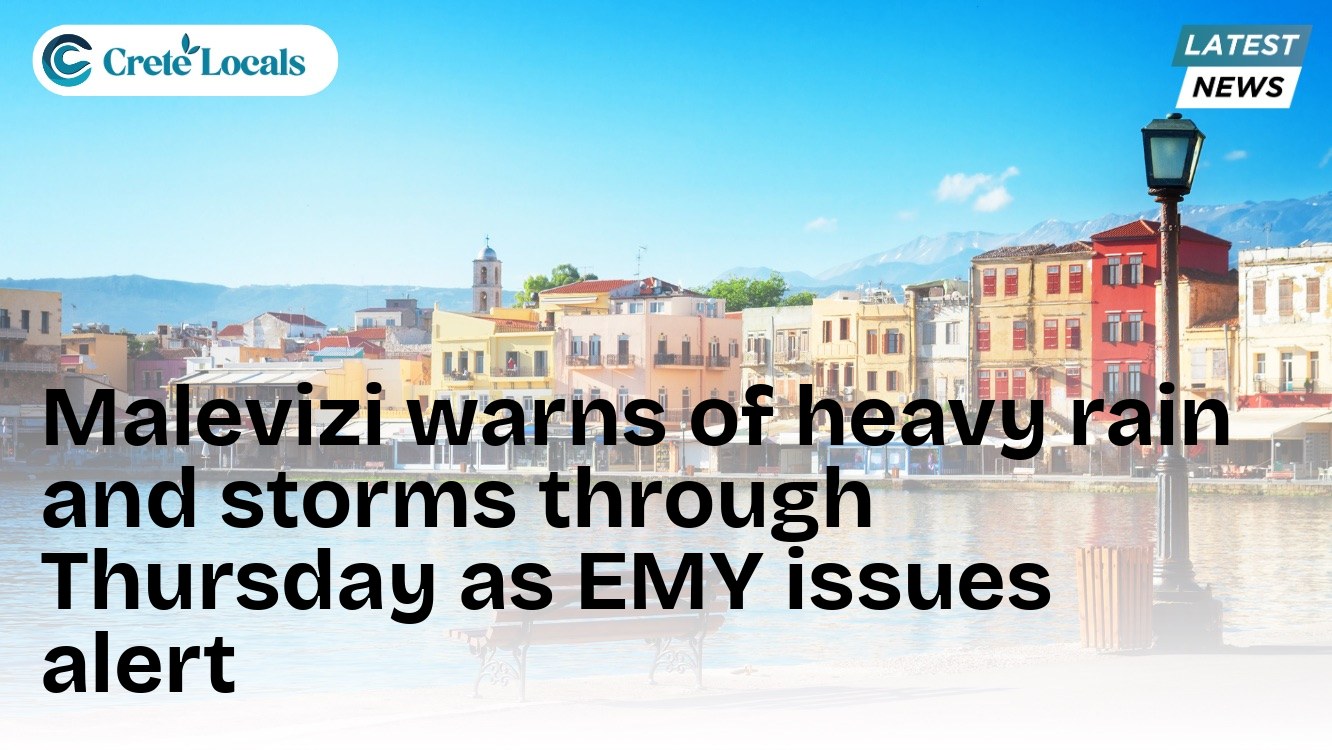 malevizi warns heavy rain storms thursday emy alert og | CreteLocals