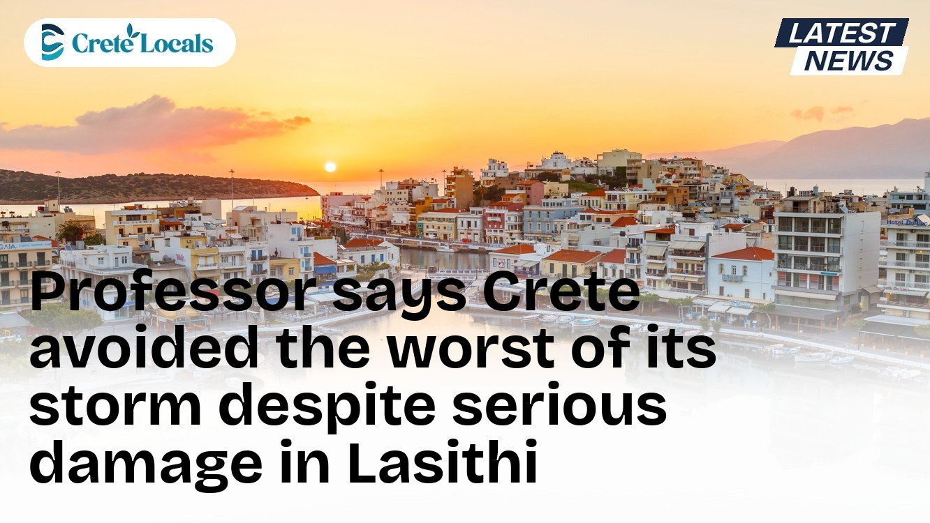 Professor says Crete avoided the worst of its storm despite serious damage in Lasithi