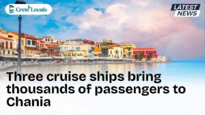 three cruise ships thousands passengers chania og | CreteLocals